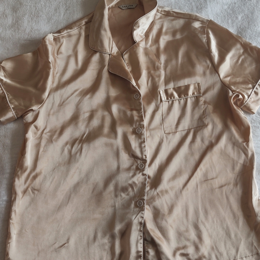 Sapjon Silky Beige Shirt